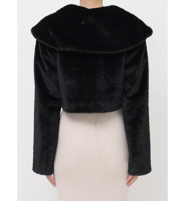 RESEXXY「フラッフィービッグカラーブルゾン」|ブルゾン・スタジャン|