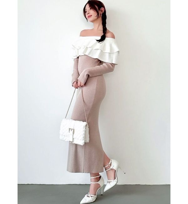 RESEXXY「キルティングファーコンパクトバッグ」|ハンドバッグ|