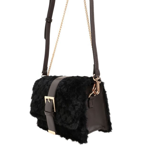 RESEXXY「キルティングファーコンパクトバッグ」|ハンドバッグ|