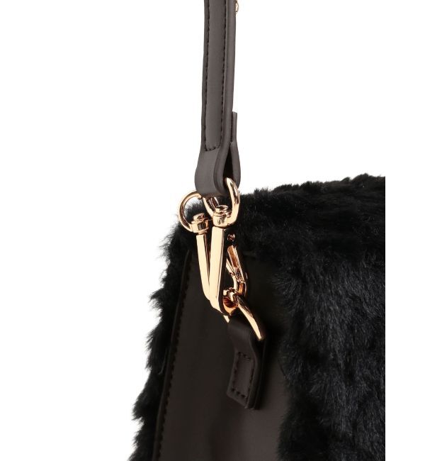 RESEXXY「キルティングファーコンパクトバッグ」|ハンドバッグ|