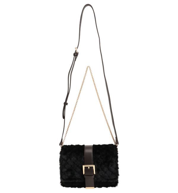 RESEXXY「キルティングファーコンパクトバッグ」|ハンドバッグ|