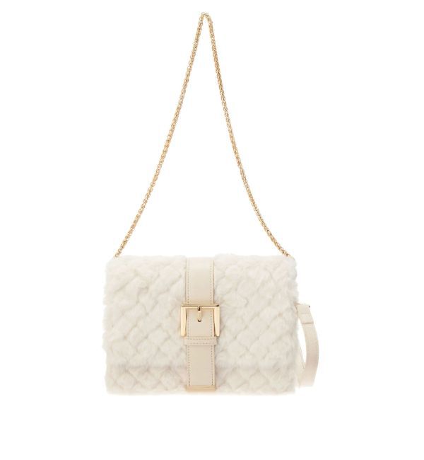 RESEXXY「キルティングファーコンパクトバッグ」|ハンドバッグ|