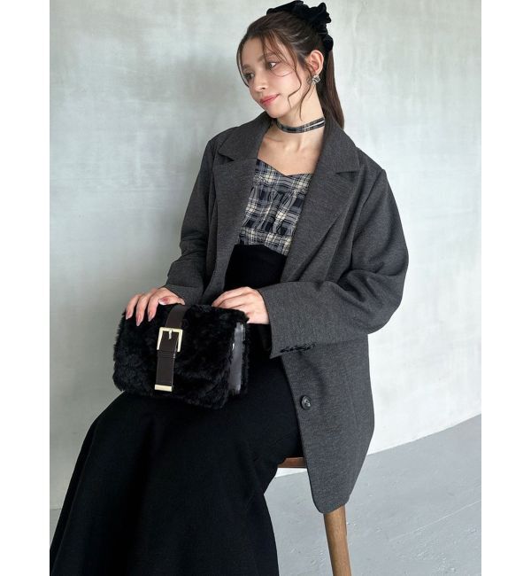 RESEXXY「キルティングファーコンパクトバッグ」|ハンドバッグ|