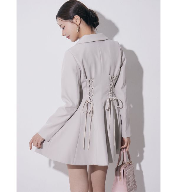 RESEXXY「バックレースアップペプラムジャケット」|その他|