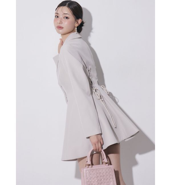 RESEXXY「バックレースアップペプラムジャケット」|その他|