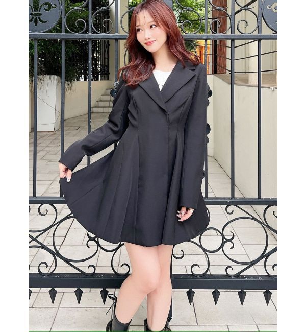 RESEXXY「バックレースアップペプラムジャケット」|その他|