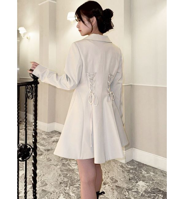 RESEXXY「バックレースアップペプラムジャケット」|その他|