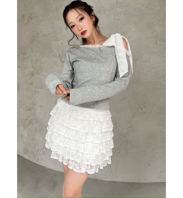 RESEXXY「レースフリルミニスカート」|スカート|