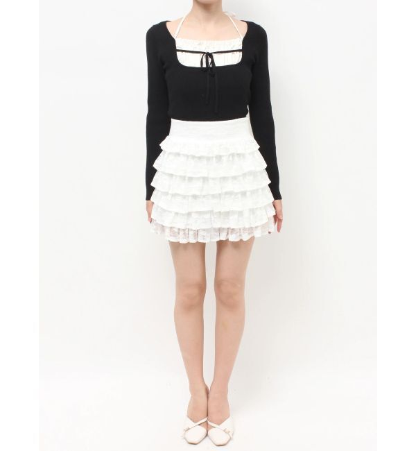 RESEXXY「レースフリルミニスカート」|スカート|