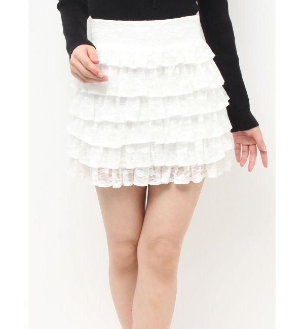 RESEXXY「レースフリルミニスカート」|スカート|