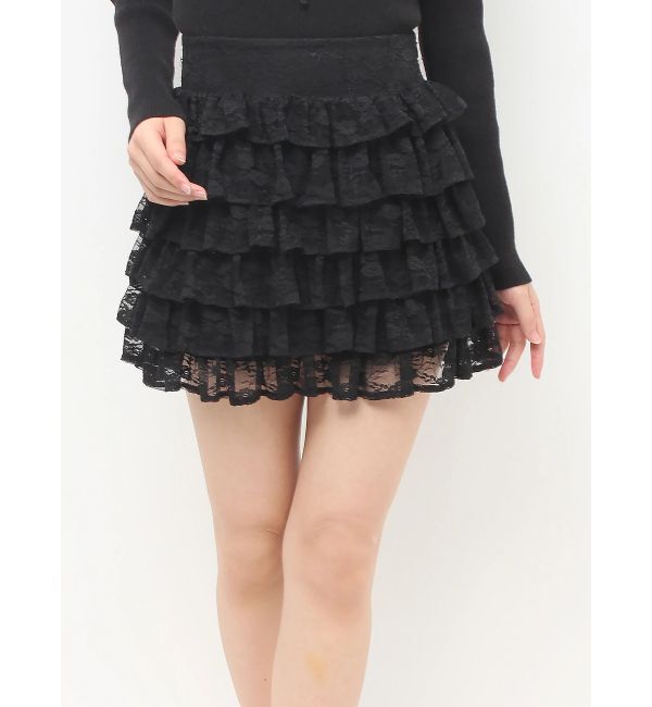 RESEXXY「レースフリルミニスカート」|スカート|