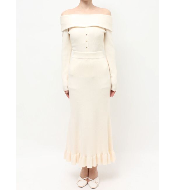 RESEXXY「ヘムフリルマーメイドニットスカート【セットアップ着用可能】」|スカート|