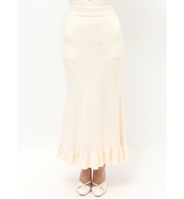 RESEXXY「ヘムフリルマーメイドニットスカート【セットアップ着用可能】」|スカート|