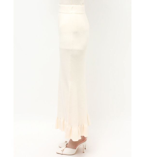 RESEXXY「ヘムフリルマーメイドニットスカート【セットアップ着用可能】」|スカート|