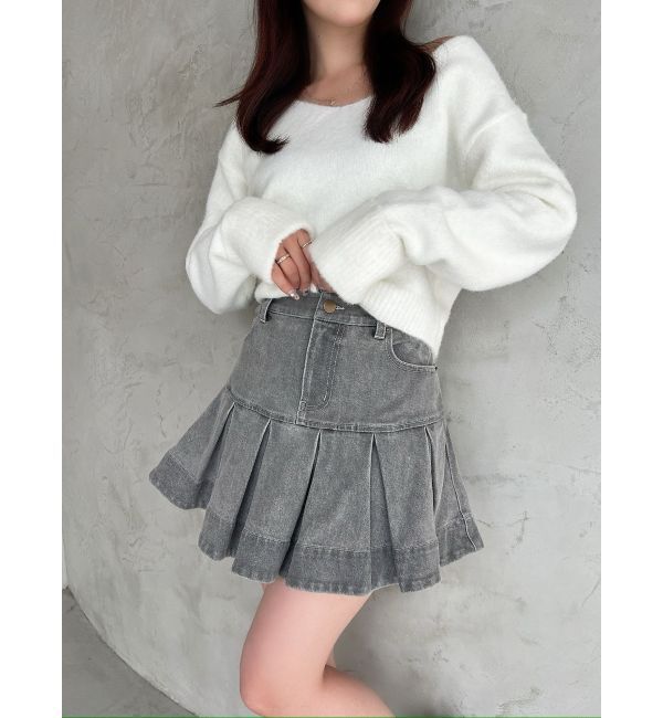 RESEXXY「ボリュームフリルデニムスカート」|スカート|