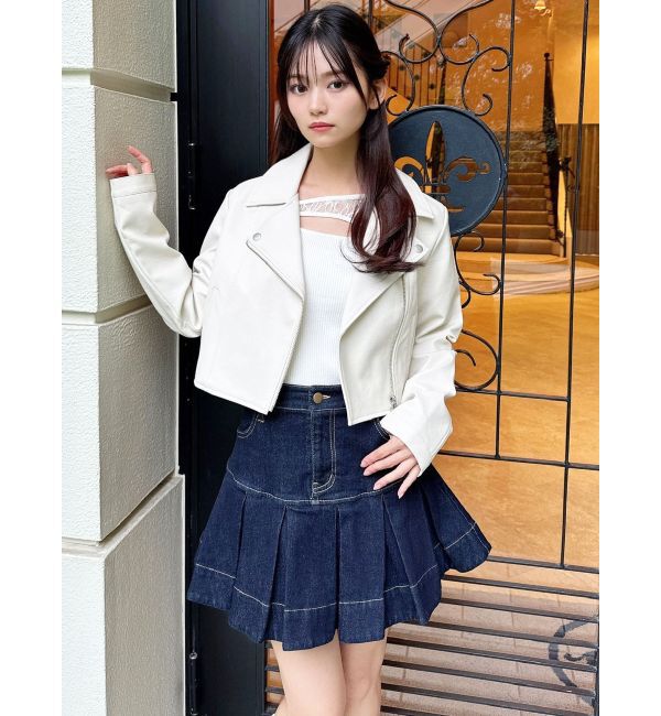 RESEXXY「ボリュームフリルデニムスカート」|スカート|