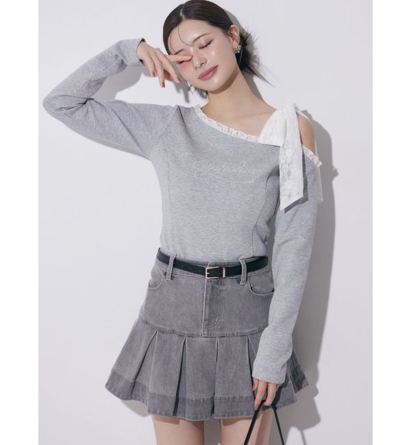 RESEXXY「ボリュームフリルデニムスカート」|スカート|