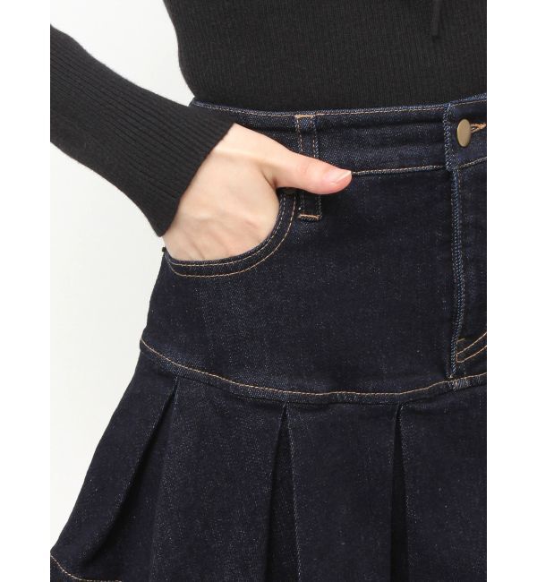 RESEXXY「ボリュームフリルデニムスカート」|スカート|