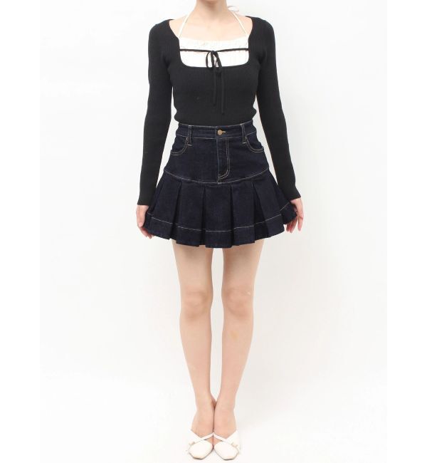 RESEXXY「ボリュームフリルデニムスカート」|スカート|