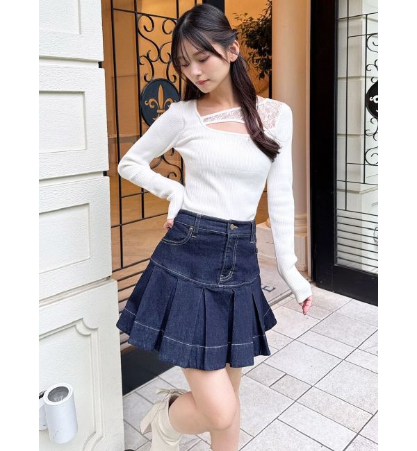 RESEXXY「レースコンビニットプルオーバー」|ニット・セーター|