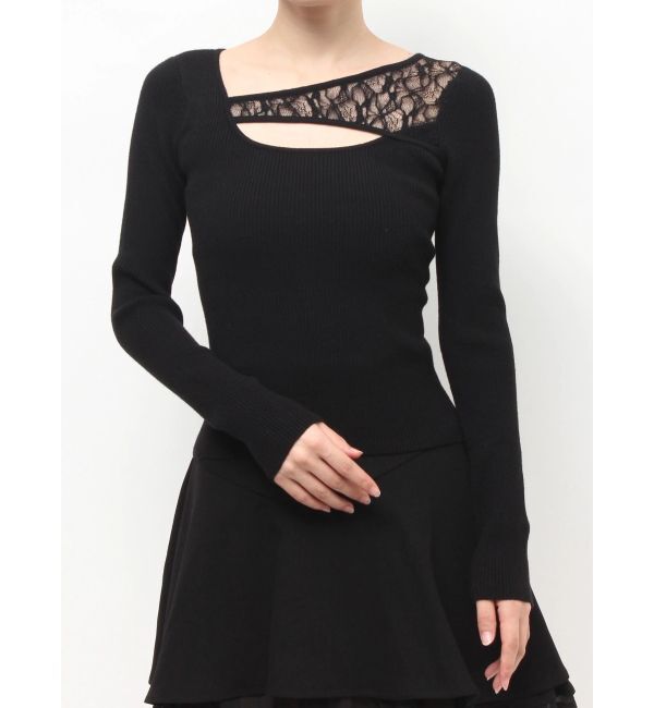 RESEXXY「レースコンビニットプルオーバー」|ニット・セーター|