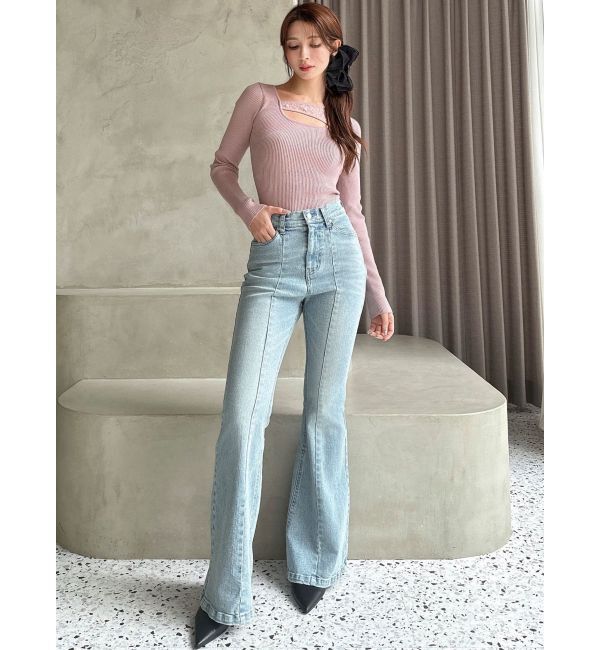 RESEXXY「レースコンビニットプルオーバー」|ニット・セーター|