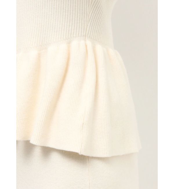 RESEXXY「オフショルペプラムニットトップス【セットアップ着用可能】」|ニット・セーター|