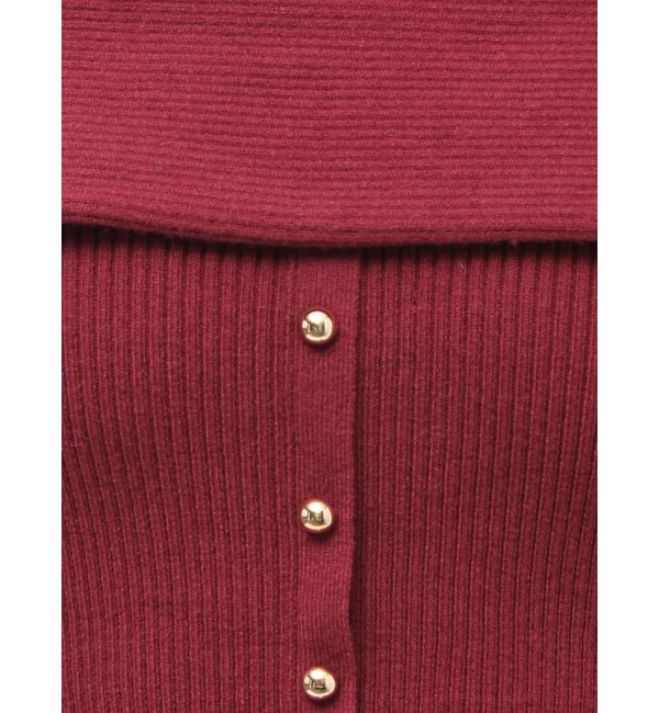 RESEXXY「オフショルペプラムニットトップス【セットアップ着用可能】」|ニット・セーター|