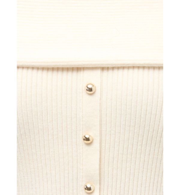 RESEXXY「オフショルペプラムニットトップス【セットアップ着用可能】」|ニット・セーター|