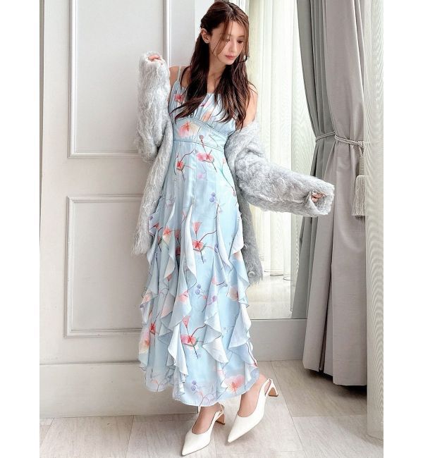 RESEXXY「シャギーミディニットカーディガン」|カーディガン|