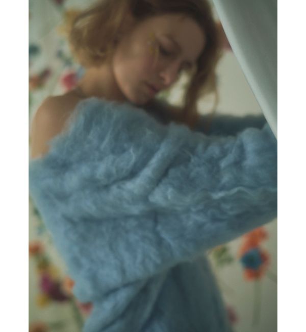 RESEXXY「シャギーミディニットカーディガン」|カーディガン|