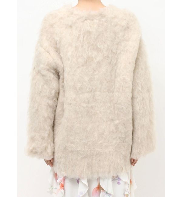 RESEXXY「シャギーミディニットカーディガン」|カーディガン|