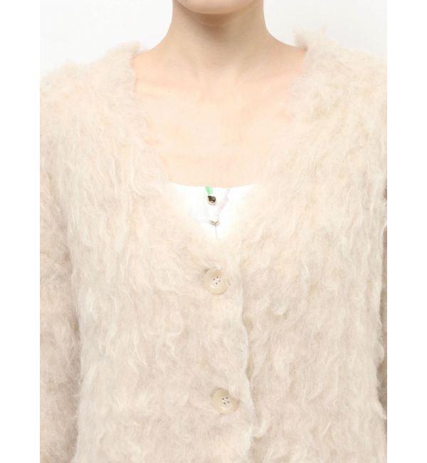 RESEXXY「シャギーミディニットカーディガン」|カーディガン|