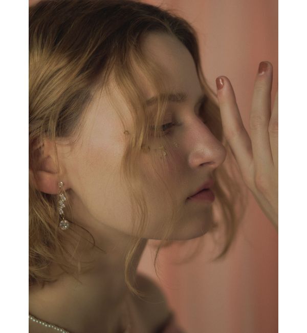 RESEXXY「3連ビジューストーンピアス」|ピアス|