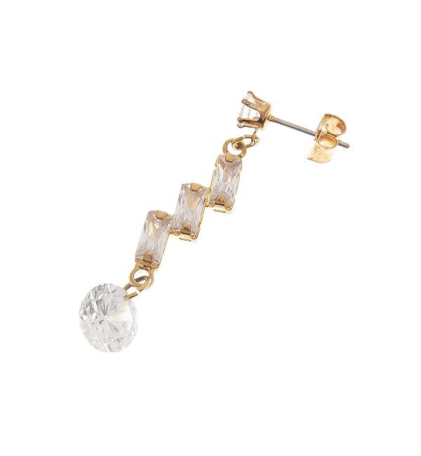 RESEXXY「3連ビジューストーンピアス」|ピアス|