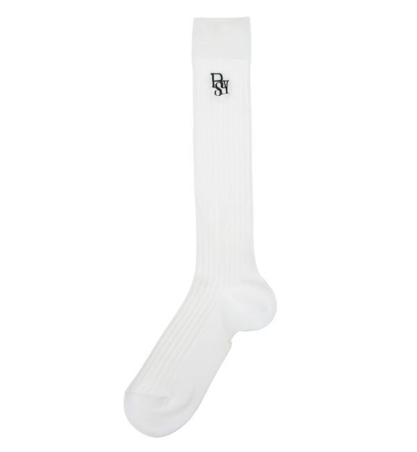 RESEXXY「【RESEXXY&times;靴下屋】刺繍リブハイソックス」|ソックス|