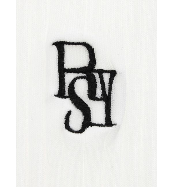 RESEXXY「【RESEXXY&times;靴下屋】刺繍リブハイソックス」|ソックス|