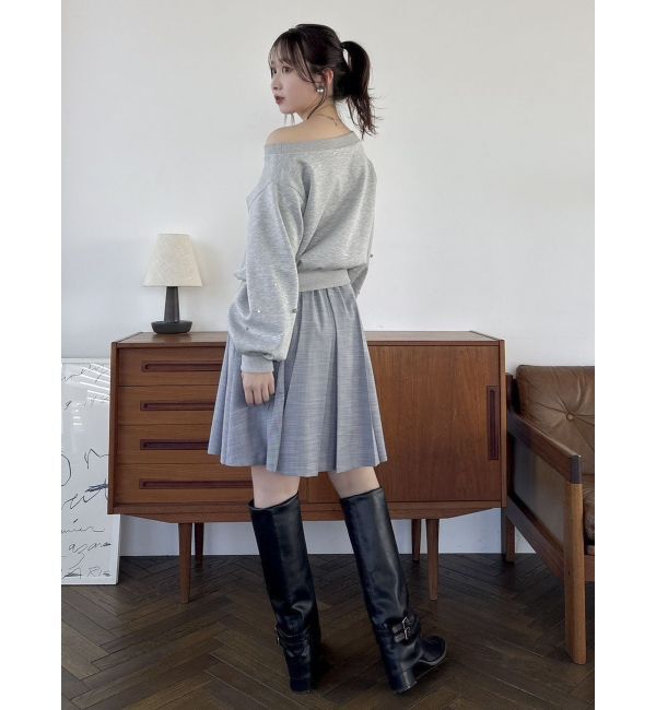 dazzlin「HWベルトミディスカート」|スカート|