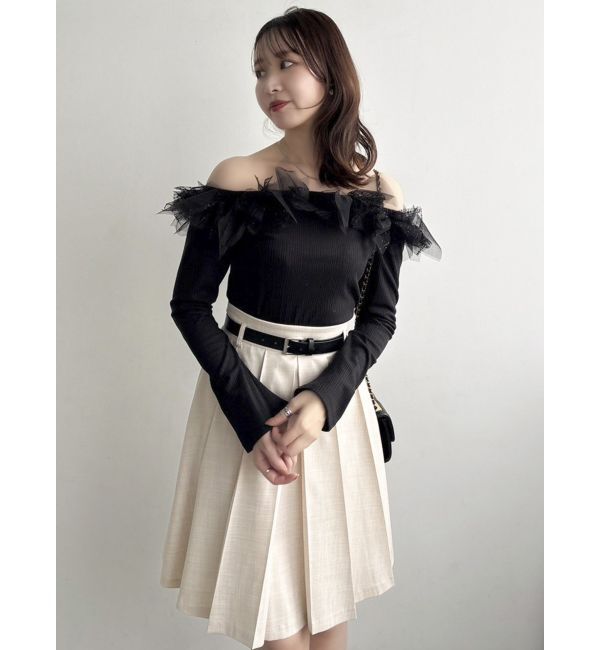 dazzlin「HWベルトミディスカート」|スカート|