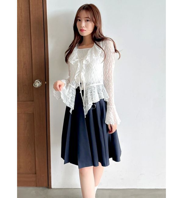 dazzlin「HWベルトミディスカート」|スカート|