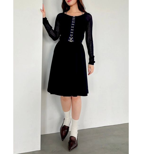 dazzlin「HWベルトミディスカート」|スカート|