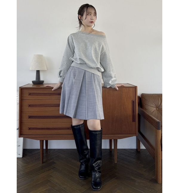 dazzlin「HWベルトミディスカート」|スカート|