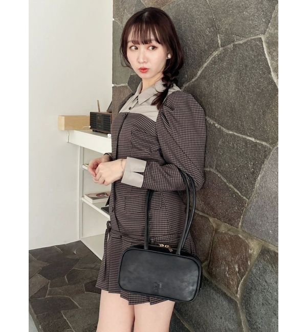 dazzlin「スソプリーツジャケットミニワンピース」|ワンピース|