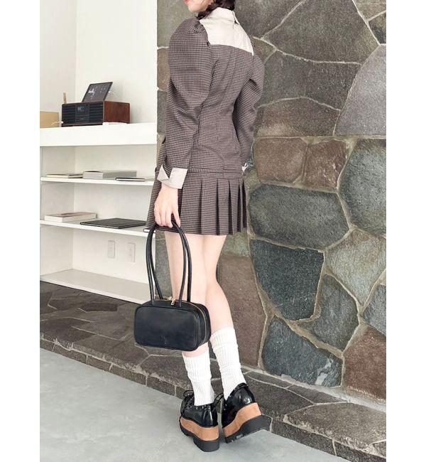 dazzlin「スソプリーツジャケットミニワンピース」|ワンピース|