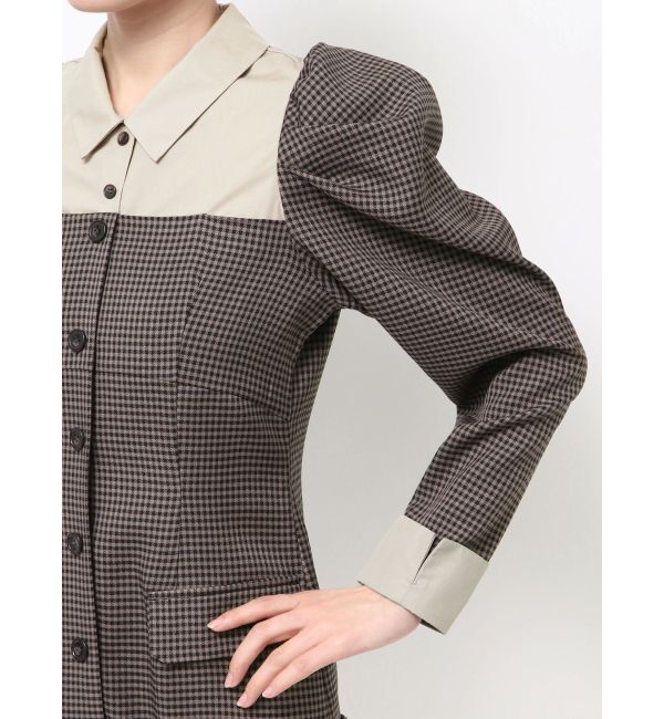 dazzlin「スソプリーツジャケットミニワンピース」|ワンピース|