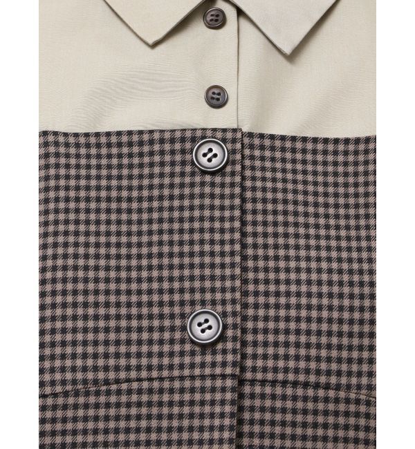 dazzlin「スソプリーツジャケットミニワンピース」|ワンピース|