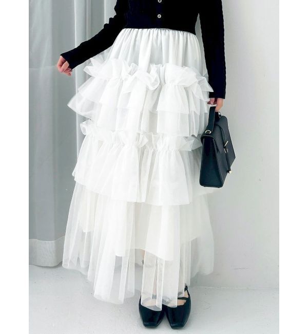 dazzlin「スーパーボリュームギャザースカート」|スカート|