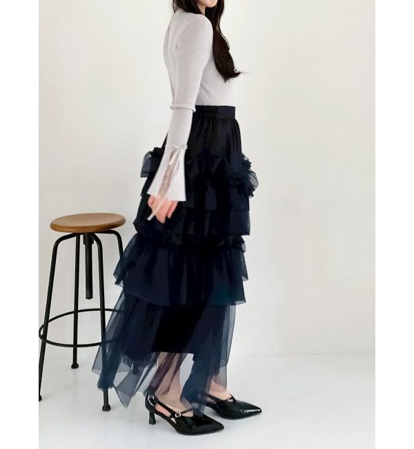 dazzlin「スーパーボリュームギャザースカート」|スカート|