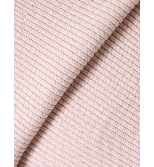 dazzlin「【WEB限定】シフォンスリーブリブニットワンピース」|ワンピース|