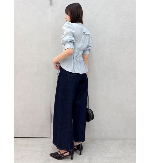 dazzlin「アシメフリルシアーブラウス」|シャツ・ブラウス|